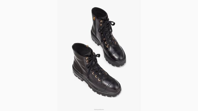 žene Kate Spade crno čizme merritt lug obuća 04HN609