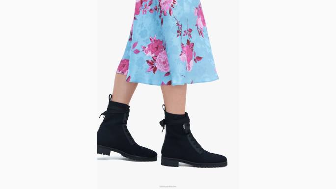 žene Kate Spade crno merigue čizme obuća 04HN618