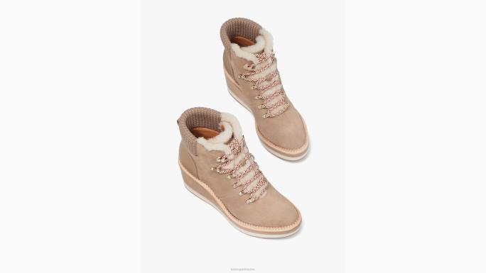 žene Kate Spade rustikalno smeđa čizme na klin od vrbe obuća 04HN584