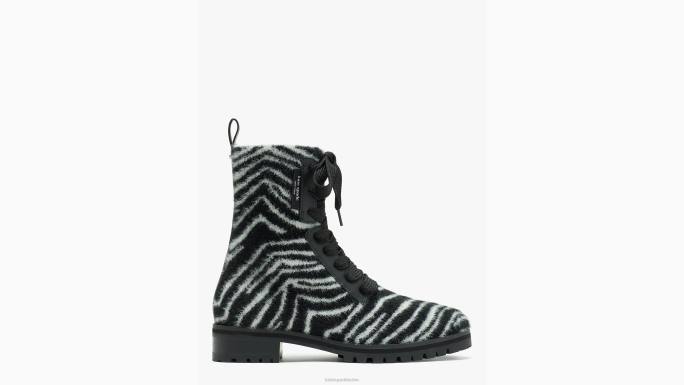 žene Kate Spade zebra blk/krem merigue borbene čizme obuća 04HN662