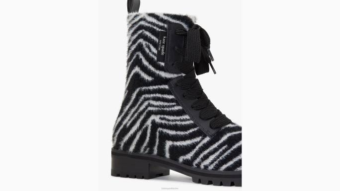 žene Kate Spade zebra blk/krem merigue borbene čizme obuća 04HN662