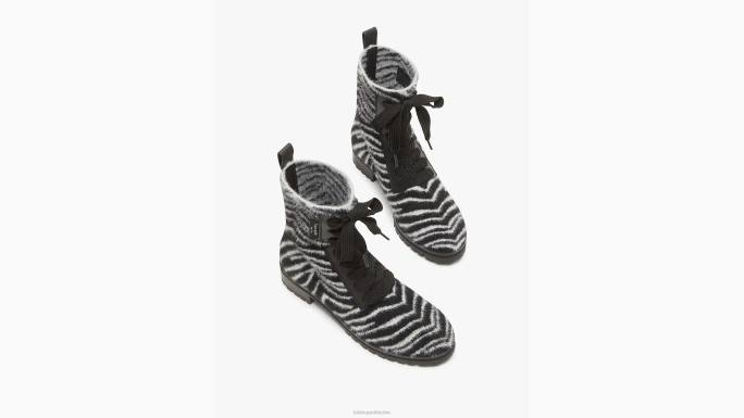 žene Kate Spade zebra blk/krem merigue borbene čizme obuća 04HN662