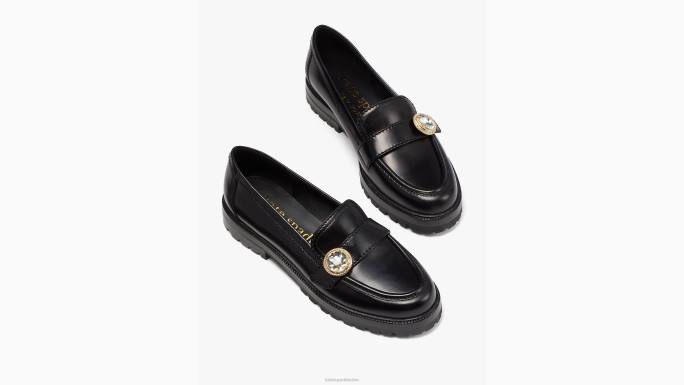 žene Kate Spade crno otmjene mokasinke obuća 04HN675