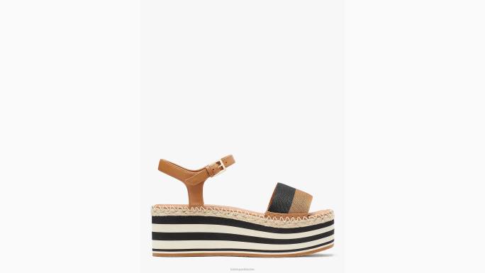 žene Kate Spade bungalov/blk sandale s platformom za piknik obuća 04HN527
