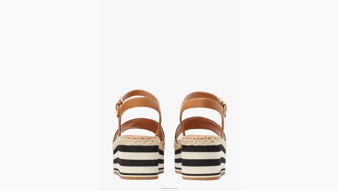 žene Kate Spade bungalov/blk sandale s platformom za piknik obuća 04HN527