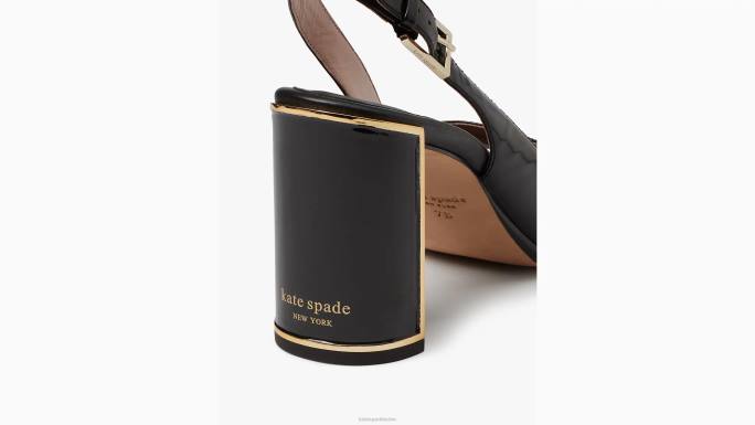 žene Kate Spade crno merritt slingback pumpe obuća 04HN571