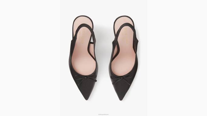 žene Kate Spade crno veronica slingback pumpe obuća 04HN581