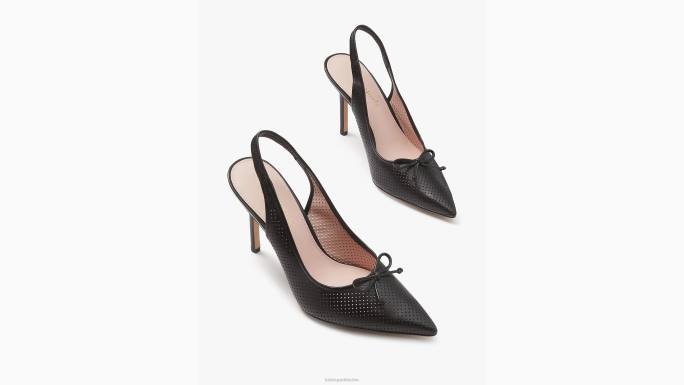žene Kate Spade crno veronica slingback pumpe obuća 04HN581