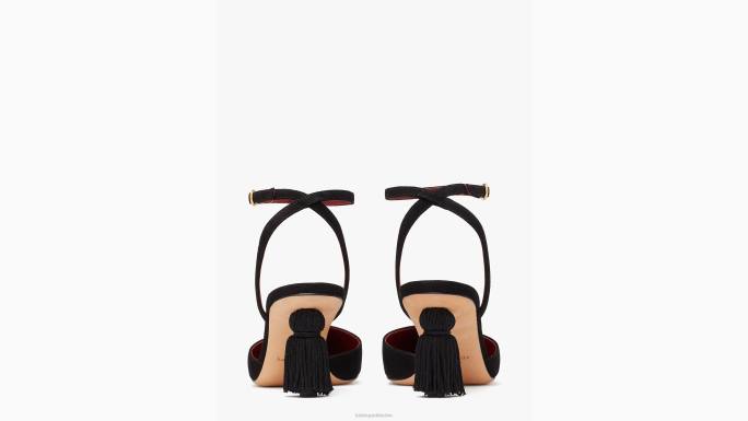 žene Kate Spade crno voila pumpe obuća 04HN632