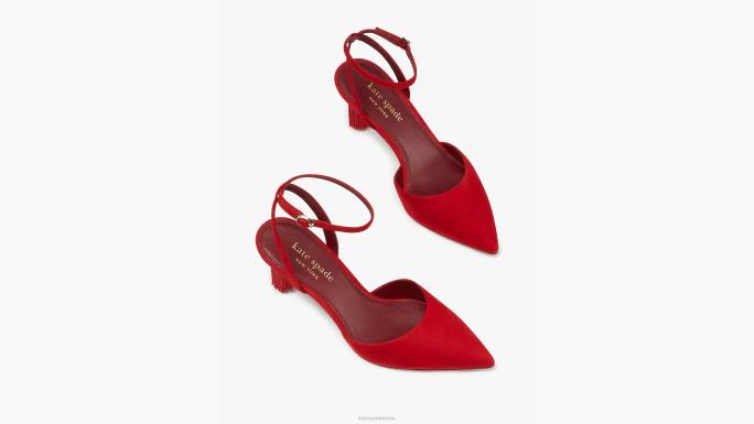 žene Kate Spade duboko rubin voila pumpe obuća 04HN633