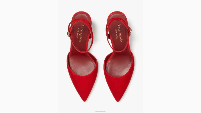 žene Kate Spade duboko rubin voila pumpe obuća 04HN633