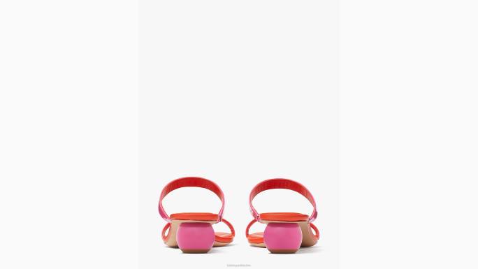 žene Kate Spade energetski roza multi palm springs klizne sandale obuća 04HN496
