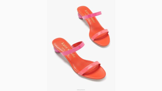 žene Kate Spade energetski roza multi palm springs klizne sandale obuća 04HN496