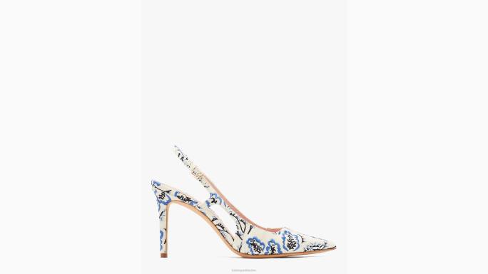 žene Kate Spade pergament piknik cvjetni Valerie slingback pumpe obuća 04HN575