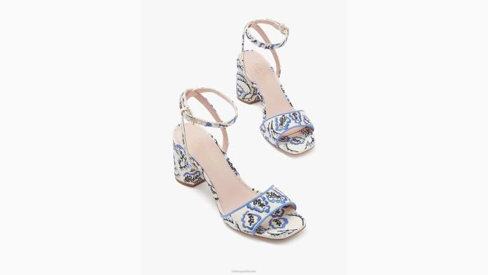 žene Kate Spade pergament piknik cvjetni delphine sandale obuća 04HN506
