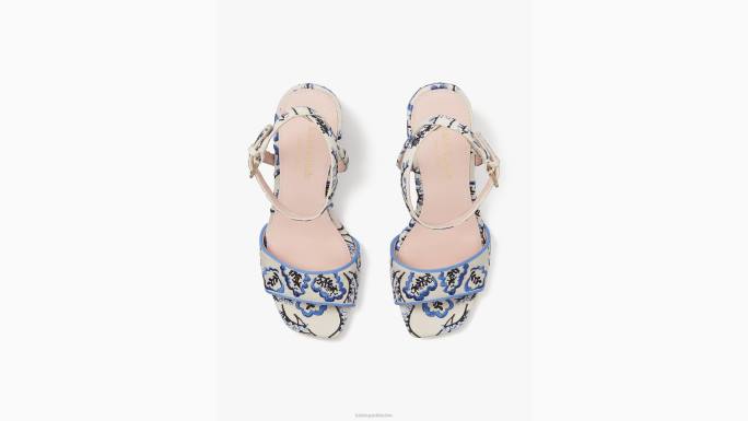 žene Kate Spade pergament piknik cvjetni delphine sandale obuća 04HN506
