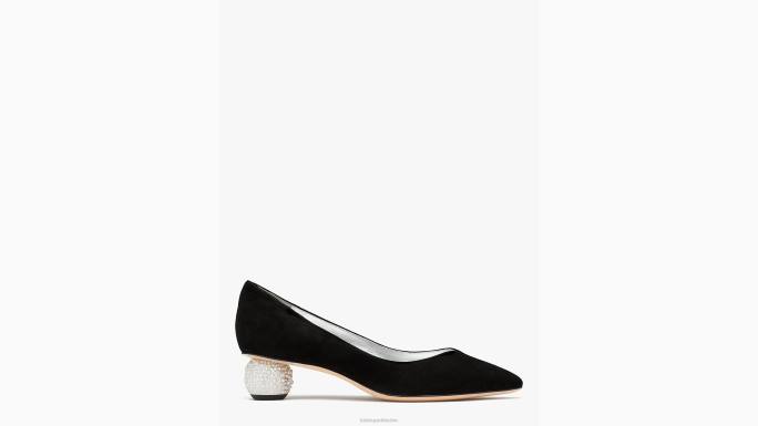 žene Kate Spade crno rubin pumpe obuća 04HN600