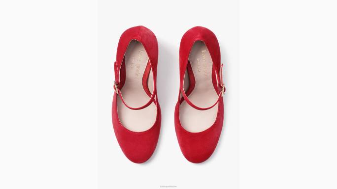 žene Kate Spade motor crveni marlene pumpe obuća 04HN631