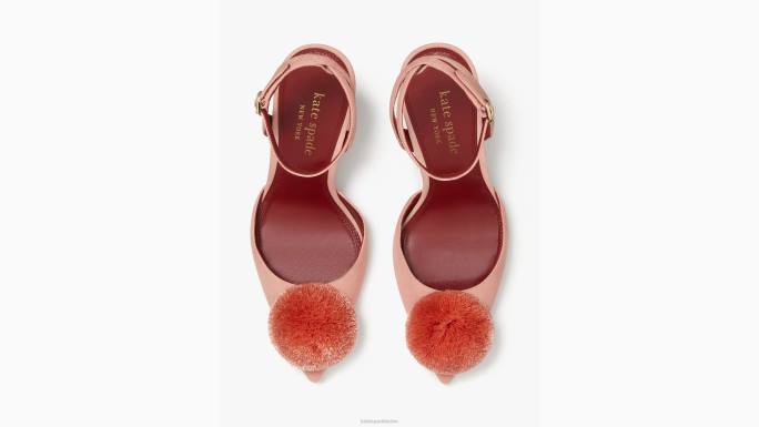 žene Kate Spade plesačica ružičasta amour pom pumpice obuća 04HN637