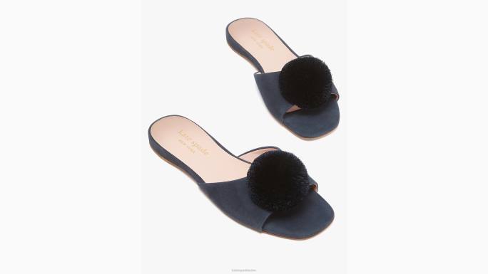 žene Kate Spade blejzer plavi amour pom slajd obuća 04HN565