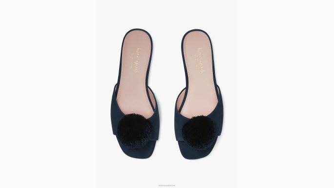 žene Kate Spade blejzer plavi amour pom slajd obuća 04HN565