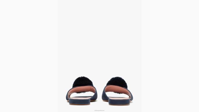 žene Kate Spade blejzer plavi amour pom slajd obuća 04HN565