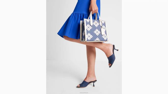 žene Kate Spade blejzer plavi malibu ljetne sandale obuća 04HN531