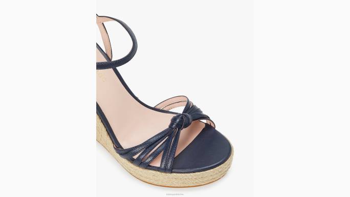 žene Kate Spade blejzer plavi tessa espadrile klinovi obuća 04HN512