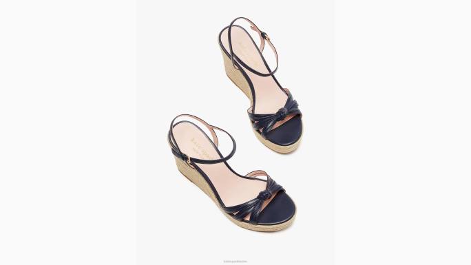 žene Kate Spade blejzer plavi tessa espadrile klinovi obuća 04HN512