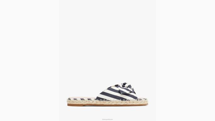 žene Kate Spade blejzer plavo/krem Saltie Shore espadrile klizne sandale obuća 04HN495