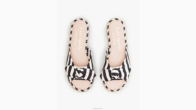 žene Kate Spade blejzer plavo/krem Saltie Shore espadrile klizne sandale obuća 04HN495