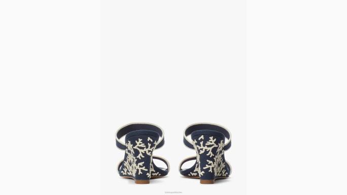 žene Kate Spade blejzer plavo/krem santorini klinovi obuća 04HN479