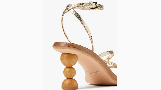 žene Kate Spade blijedo zlato charmer sandale obuća 04HN528