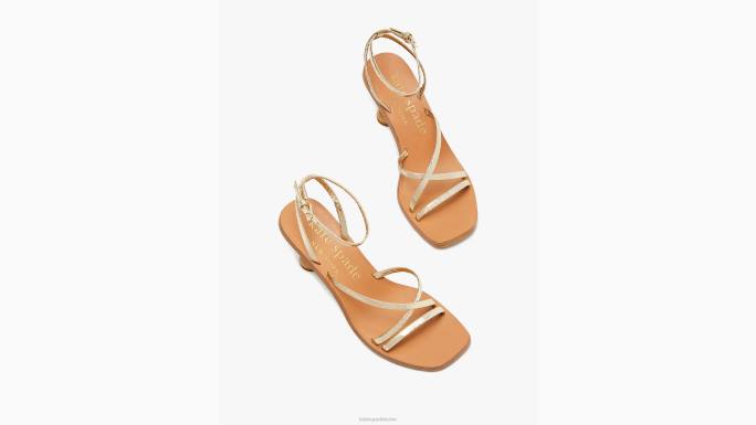 žene Kate Spade blijedo zlato charmer sandale obuća 04HN528