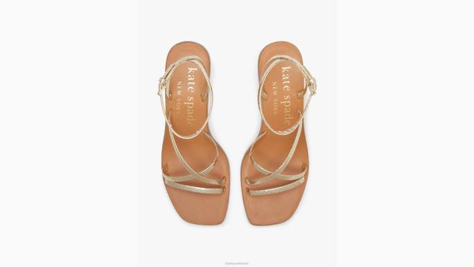 žene Kate Spade blijedo zlato charmer sandale obuća 04HN528