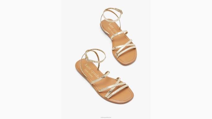 žene Kate Spade blijedo zlato cove sandale obuća 04HN500