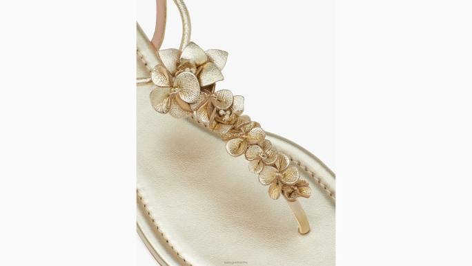 žene Kate Spade blijedo zlato rosalie sandale obuća 04HN536