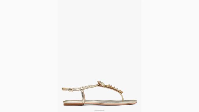 žene Kate Spade blijedo zlato rosalie sandale obuća 04HN536