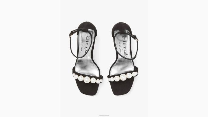 žene Kate Spade crno avalinske sandale obuća 04HN648