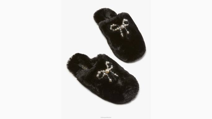 žene Kate Spade crno noelle papuče obuća 04HN674
