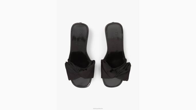 žene Kate Spade crno platforme za bikini obuća 04HN514