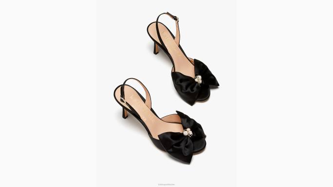 žene Kate Spade crno sretno obuj cipele obuća 04HN556
