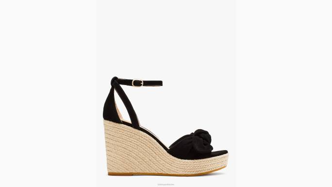 žene Kate Spade crno tianna platformski klinovi obuća 04HN503