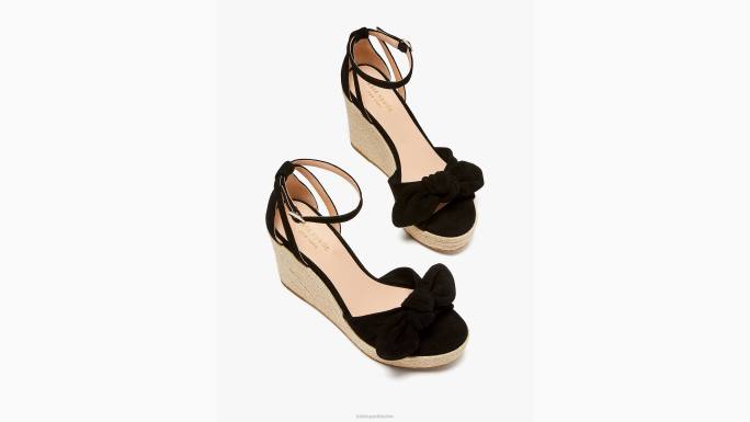 žene Kate Spade crno tianna platformski klinovi obuća 04HN503