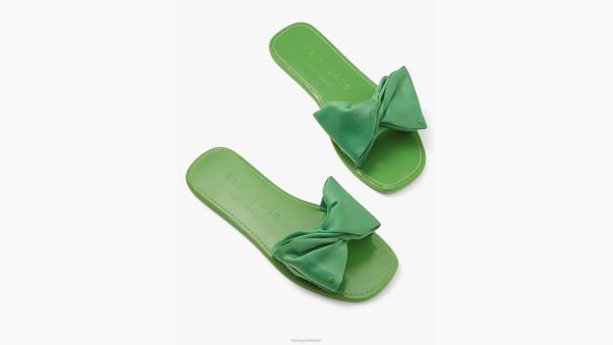 žene Kate Spade ks zelena bikini sandale s mašnom obuća 04HN540