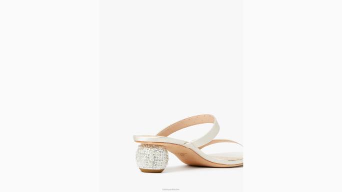 žene Kate Spade nevjesta od slonovače palm springs kristalne sandale obuća 04HN588