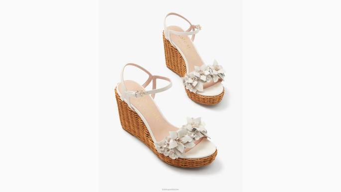 žene Kate Spade pergament fiori platformski klinovi obuća 04HN510