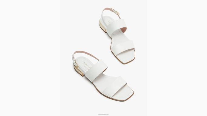žene Kate Spade prava bijela merritt sandale obuća 04HN483