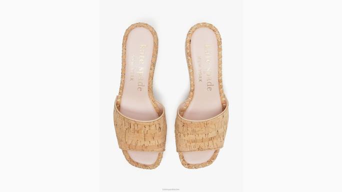 žene Kate Spade prirodni cosette klizne sandale obuća 04HN494
