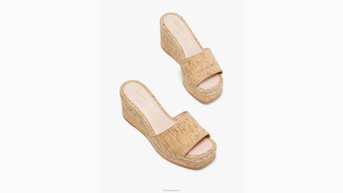 žene Kate Spade prirodni cosette klizne sandale obuća 04HN494